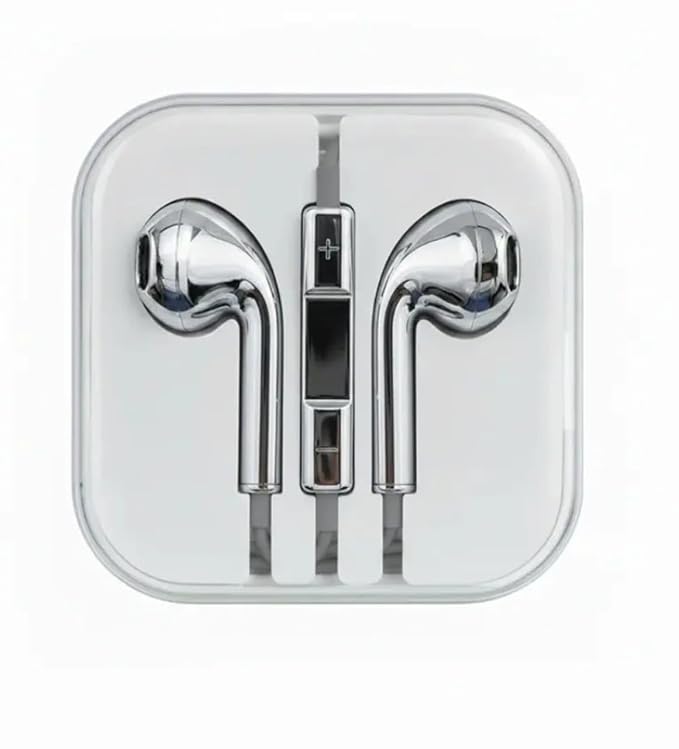 Metal Wired Earphones with Mic