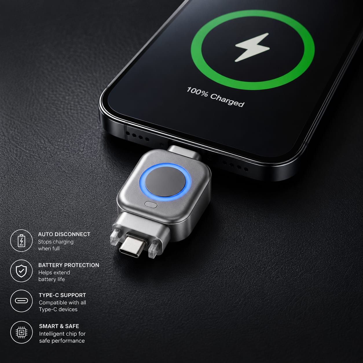 X01 Auto Charging Disconnect Adapter (Type-C)