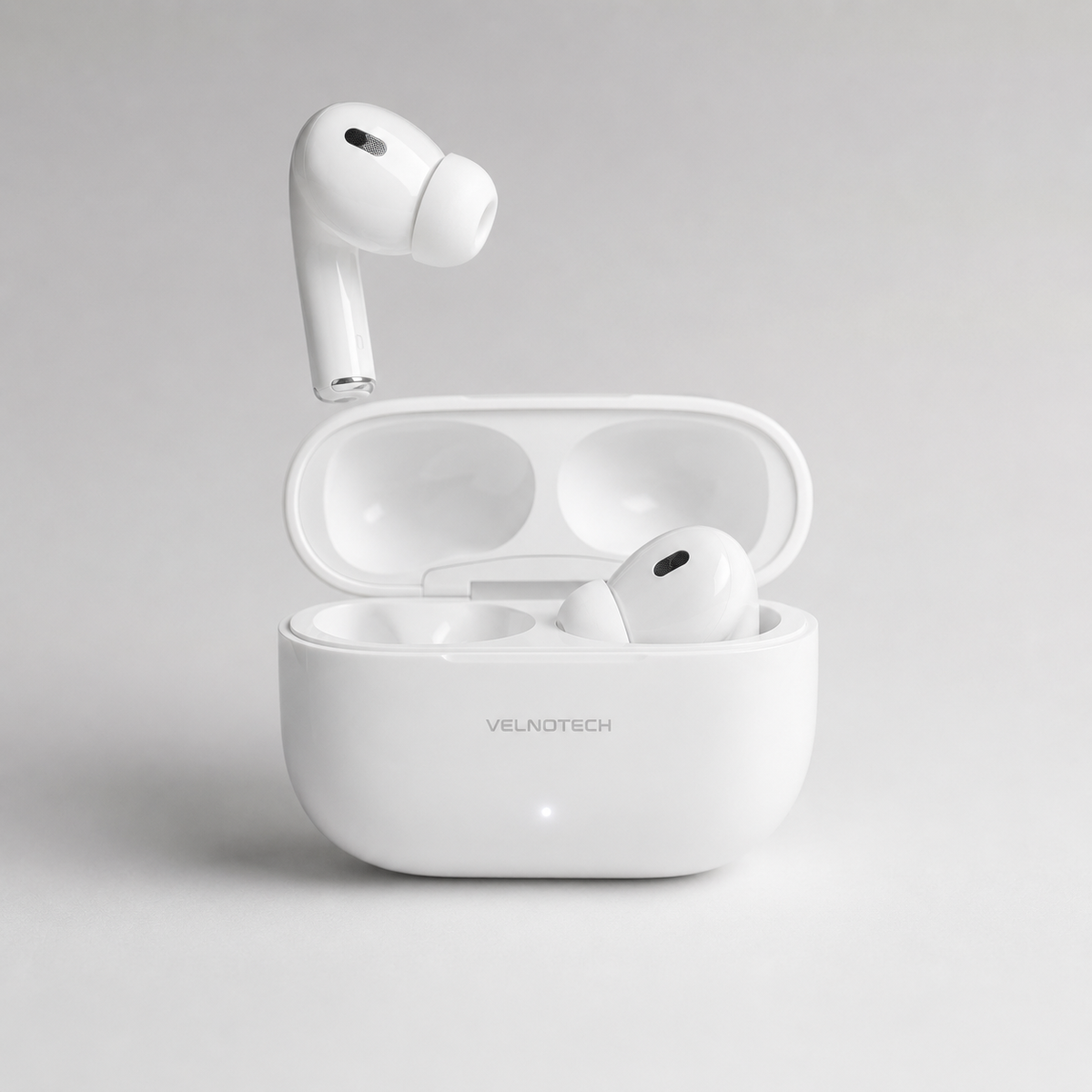 Velnotech AirBuds Pro TWS Earbuds – ENC Mic, 40H Playtime, Low Latency Gaming Mode